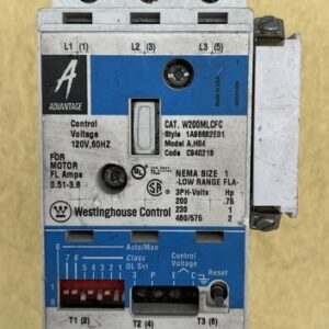 Westinghouse control W200MLCFC NEMA size 1 control voltage 120 V 60 HZ