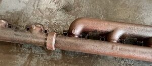 Detroit Diesel Engine MTU Front & Rear Exhaust Manifold 5351420304 & 5351420204