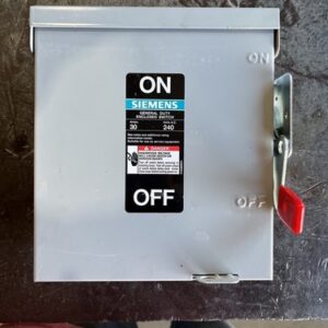 Siemens General Duty Safety Switch GF321NR 3R 30 Amps 240V