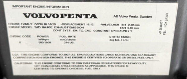 500KW Katolight Volvo Penta Tier 2 Enclosed Generator - Image 13