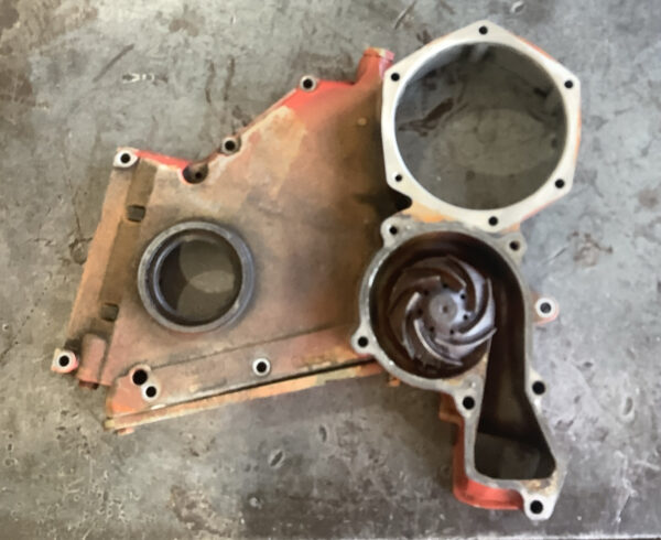 John Deere Timing Gear Cover With Water Pump R502082, Pump Turns No Way To Test