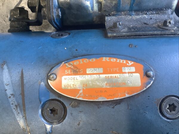 Delco Remy Electric Stater 10479811- Selling As Core - Image 2