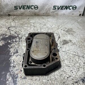 John Deere 6068 4045 5 Plate Oil Cooler and Housing RE560753